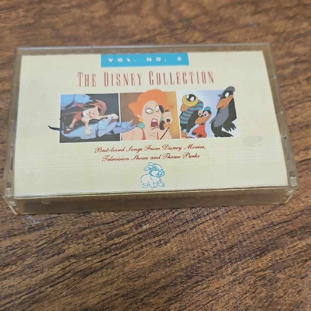 Vintage Disney Collection Vol. 3 sing along cassette tape